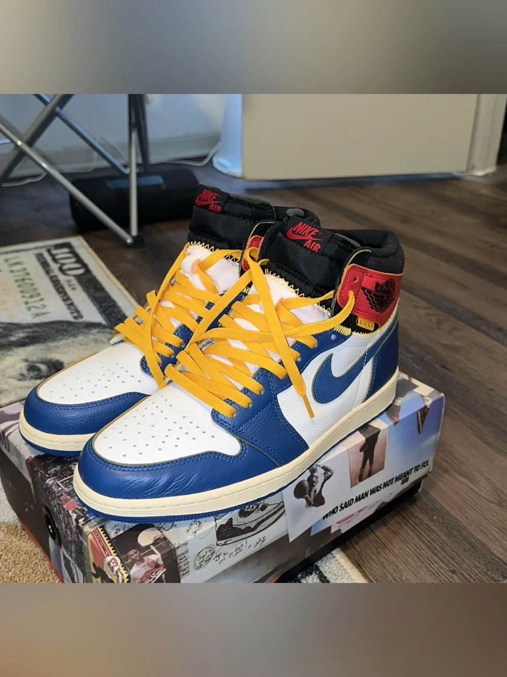 Air Jordan 1 Retro High OG Storm Blue UNION
